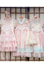 Mademoiselle Pearl Peach and Moon Bolero, Blouse, JSKs and OP(Reservation/Full Payment Without Shipping)